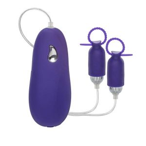 Nipple Pleasurizers Vibrating Purple