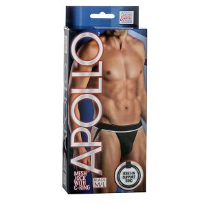 Apollo Mesh Jock with C-Ring Black M/L