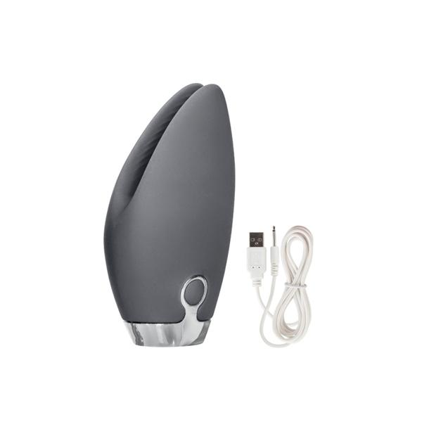 Embrace Foreplay Gray Tickler Massager