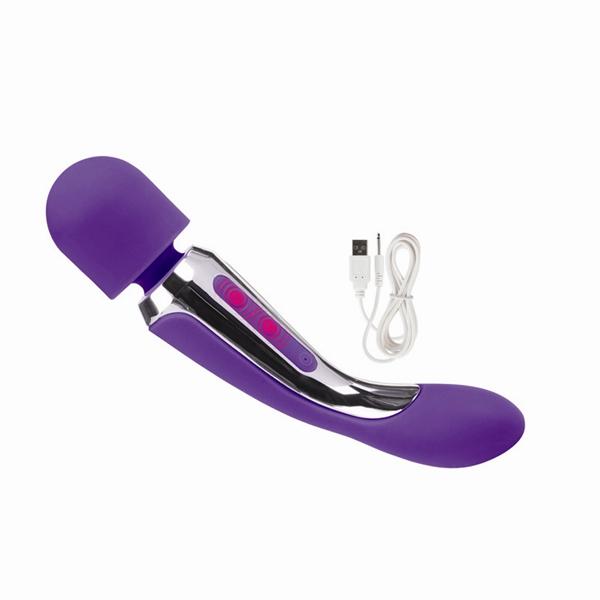 Embrace Rechargeable Silicone Body Wand - Purple