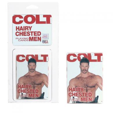 Colt Hairy Chested Men Playing Cards