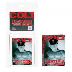 COLT Leather Man Playing Cards