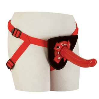 Red Rider Adjustable Strap On With 7 Inch Dong