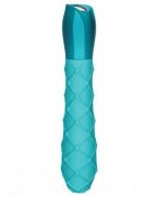 Ceres Lace Silicone Waterproof 7 Function Vibe - Blue