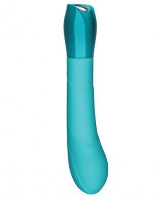 Ceres G Spot Silicone 7 function Vibrator Waterproof 5.5 Inch - Blue