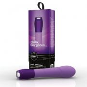 Ceres G Spot Silicone 7 Function Vibrator Waterproof 5.5 Inch - Lavender