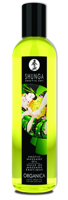 Shunga Organica Erotic Massage Oil Exotic Green Tea 8oz