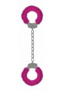 Ouch Beginner's Legcuffs Furry Pink