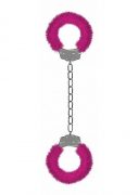 Ouch Beginner's Legcuffs Furry Pink