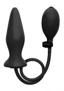 Ouch Inflatable Silicone Plug Black