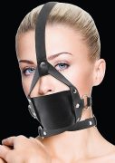 Leather Mouth Gag Black O/S