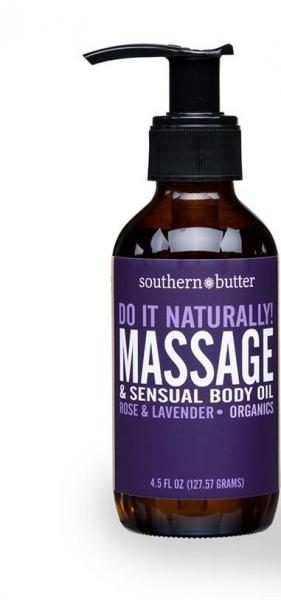 Body & Massage Oil Rose & Lavender 4.5 oz