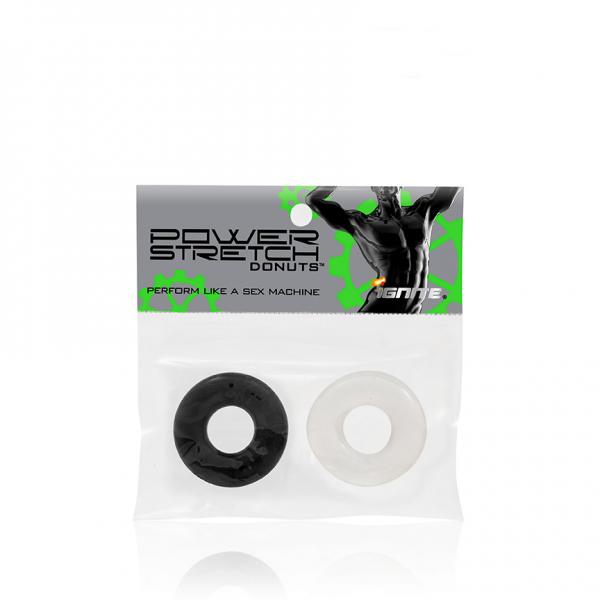 Power Stretch Donuts 2 Pack - Black/Clear