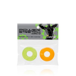 Power Stretch Donuts 2 Pack Orange/Green Rings