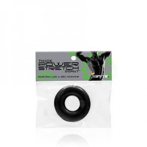 Thick Power Stretch Donut Black Ring