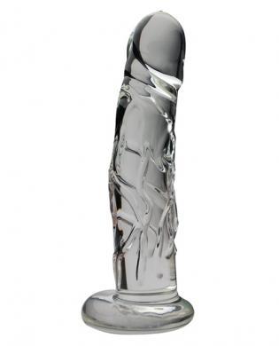 Medium 8" Realistic Glass Dildo