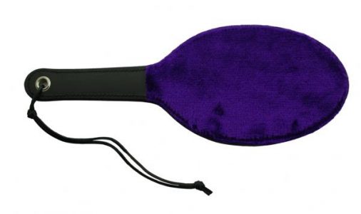 16in Ping Pong Paddle W/Purple Faux Fur