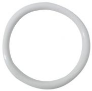 Rubber 2 inch C Ring - White