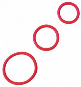 Rubber C Ring Set - Red