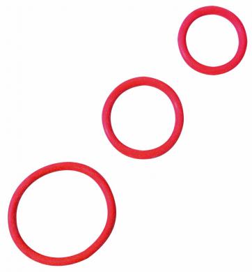 Rubber C Ring Set - Red