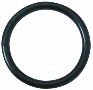 Black Steel Cock Ring 2in