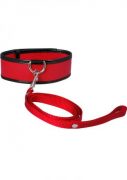 Sex & Mischief Red Leash and Collar