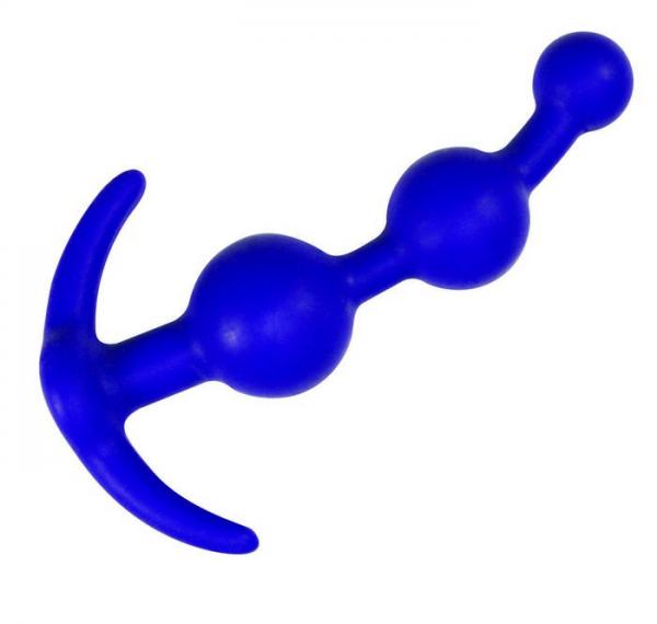 Sexperiments Silicone Anal Beads Blue