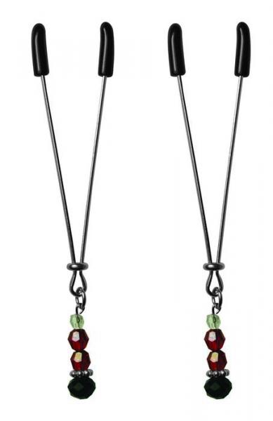 Nipple Clips Ruby Black Adjustable Clamps