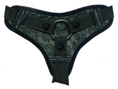Midnight Lace Strap On Harness Black O/S