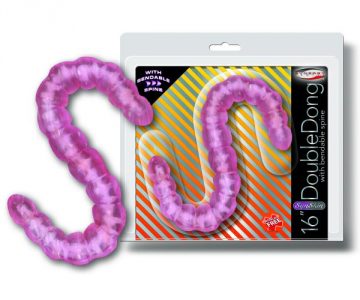 Syn Skin 16 Inches Jelly Double Dong Pink