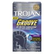 Trojan Groove Latex Condoms Grooves 10 Pack