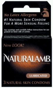 Trojan Natural Lamb Condoms 3Pk.