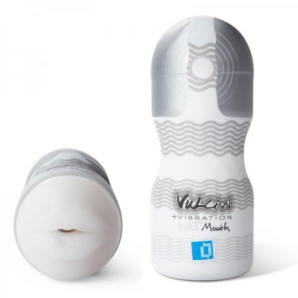 Vulcan + Vibration Love Skin Masturbator Wet Mouth