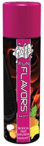 Wet Fun Flavors 4-in-1 Tropical Fruit Explosion 4.1oz Lubricant