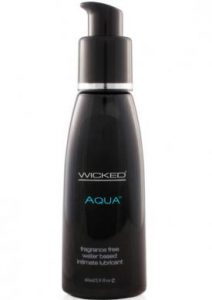 Wicked Aqua Lube Fragrance Free 2 oz