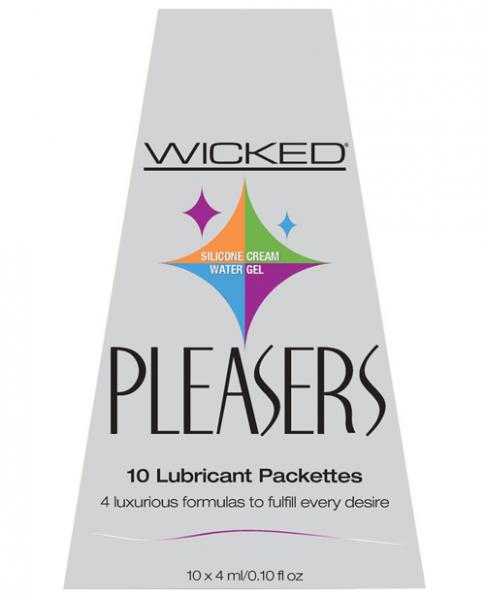 Wicked Pleasers 10 Lubricant Packettes