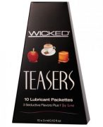 Wicked Teasers 10 Lubricant Packets