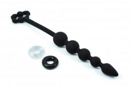 Cloud 9 Tapered Silicone Anal Beads Black