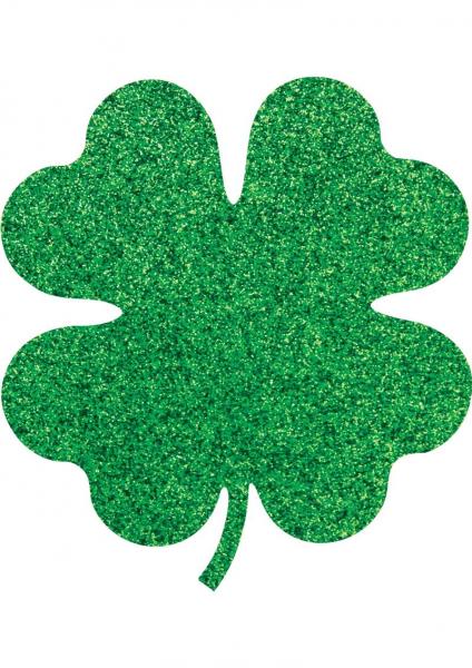 Pasties Shamrock & Roll Green 4 Leaf Clover 2 Pairs