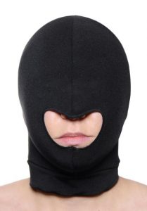 Blow Hole Open Mouth Spandex HoodBlack
