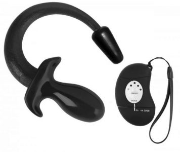 Good Boy Wireless Remote Vibrating  Puppy Tail Anal Plug