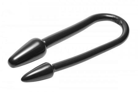 Raven's Tail 2X Dual Anal Plug Black