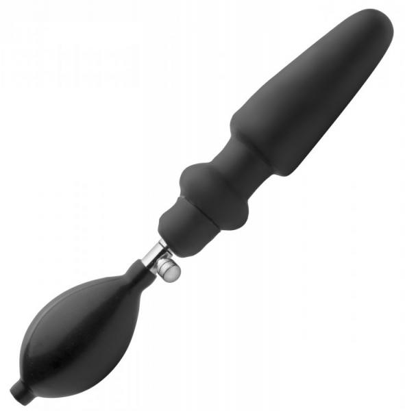 Expander Inflatable Anal Plug with Pump Black